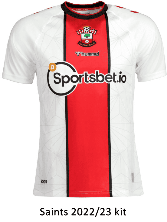 Saints Home Kit 2022 23 Saints DSA