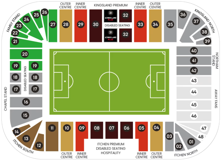 SAINTS SEASON TICKETS (2) For All 10 Home Games. Up To 4 Seat's